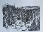 New Hampshire Hills Pen&Ink Print